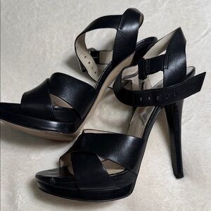 Michael Kors Black Strappy Heels